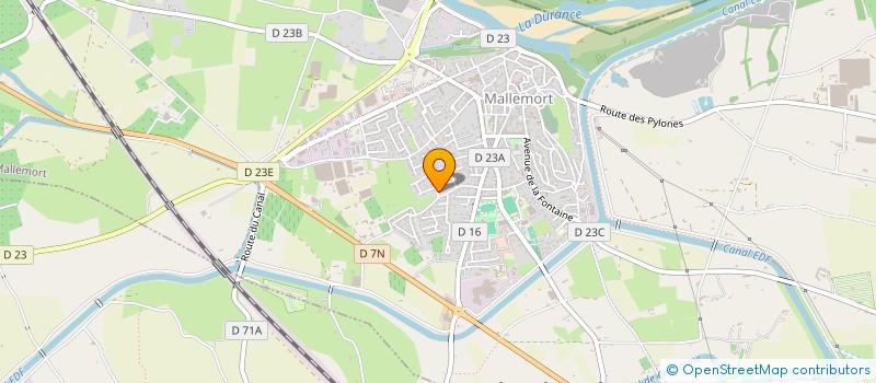 localisation de l'entreprise MADAME ALINE INTHAPRADITH  MALLEMORT