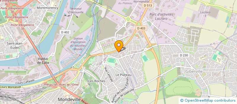 localisation de l'entreprise MADAME ALINE JAMES  COLOMBELLES