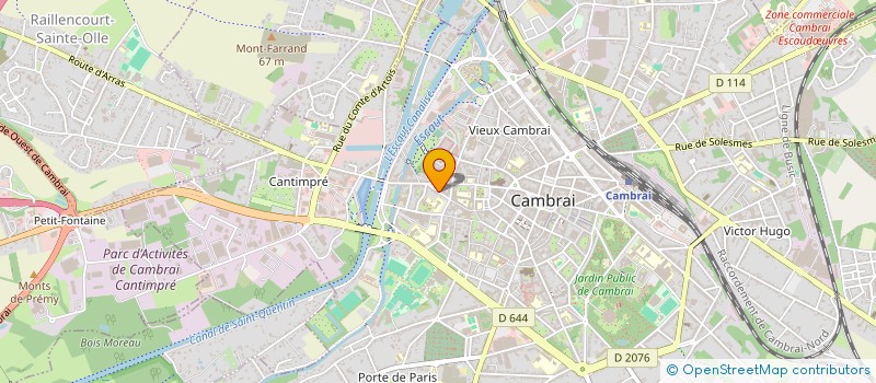 localisation de l'entreprise MADAME ALINE JAN à CAMBRAI