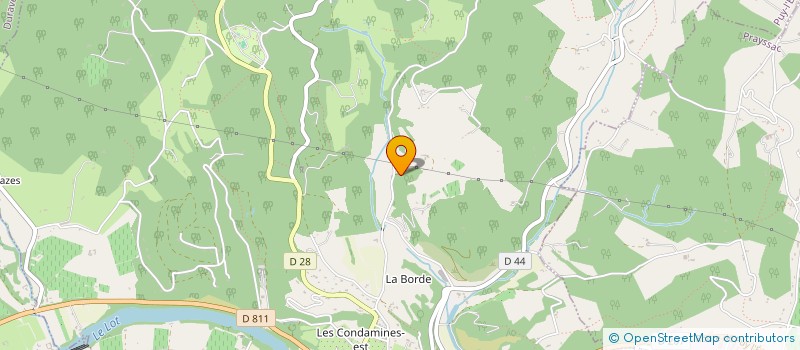 localisation de l'entreprise MADAME ALINE JARLAN  PUY-L EVEQUE