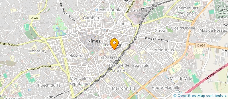 localisation de l'entreprise MADAME ALINE JOLIVET  NIMES