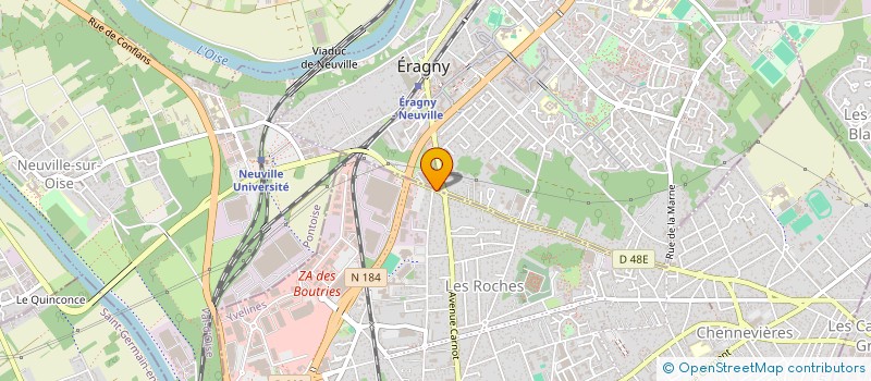 localisation de l'entreprise MADAME ALINE JUERY  CONFLANS-SAINTE-HONORINE