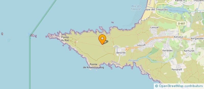 localisation de l'entreprise MADAME ALINE KERFRIDEN  PLOGOFF