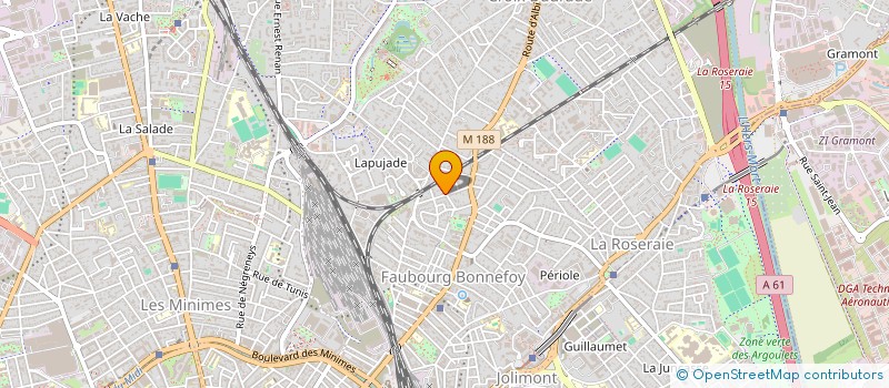 localisation de l'entreprise MADAME ALINE KIRK TRINDADE  TOULOUSE