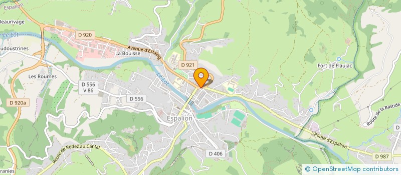 localisation de l'entreprise MADAME ALINE KLEIN  ESPALION