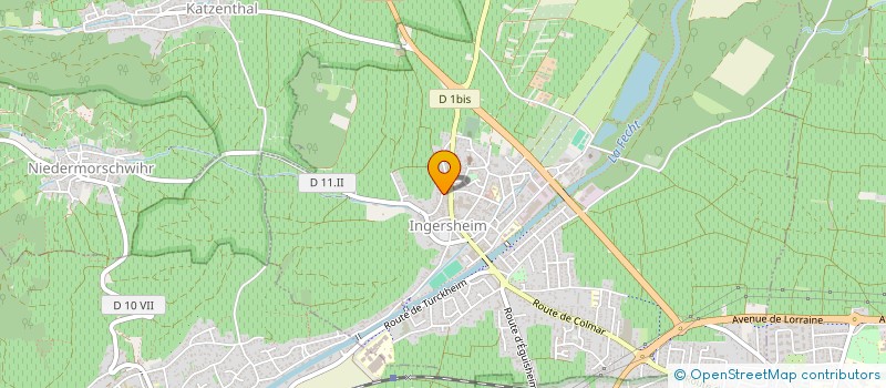 localisation de l'entreprise MADAME ALINE KNOERR  INGERSHEIM