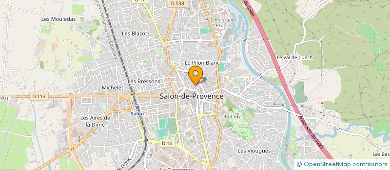 localisation de l'entreprise MADAME ALINE KOKINOPOULOS  SALON-DE-PROVENCE