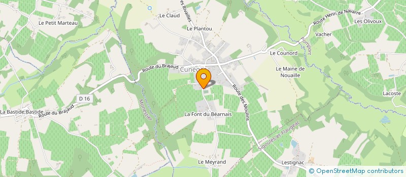 localisation de l'entreprise MADAME ALINE KOSINA à SIGOULES-ET-FLAUGEAC