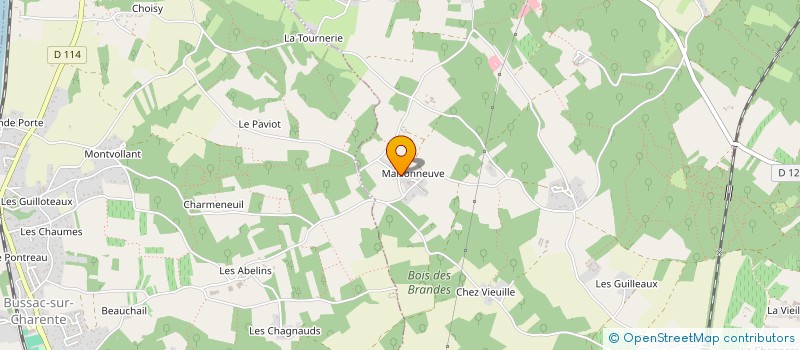 localisation de l'entreprise MADAME ALINE LACROUX  LE DOUHET