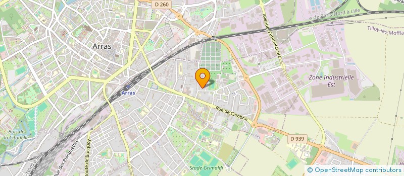 localisation de l'entreprise MADAME ALINE LAFOLLIE à ARRAS