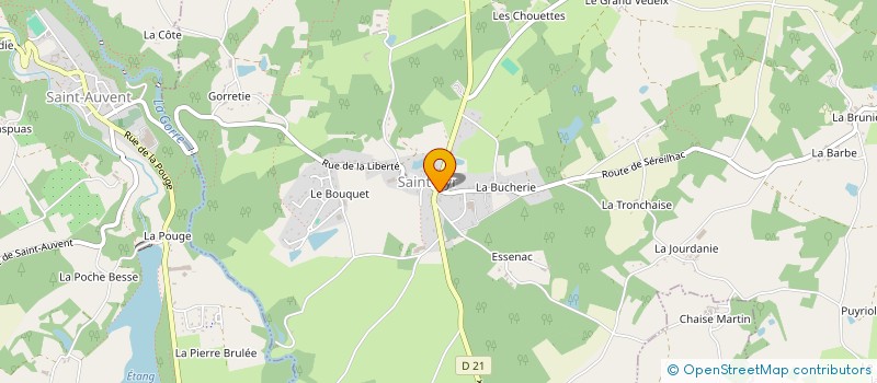 localisation de l'entreprise MADAME ALINE LAFOSSAS à SAINT-LAURENT-SUR-GORRE