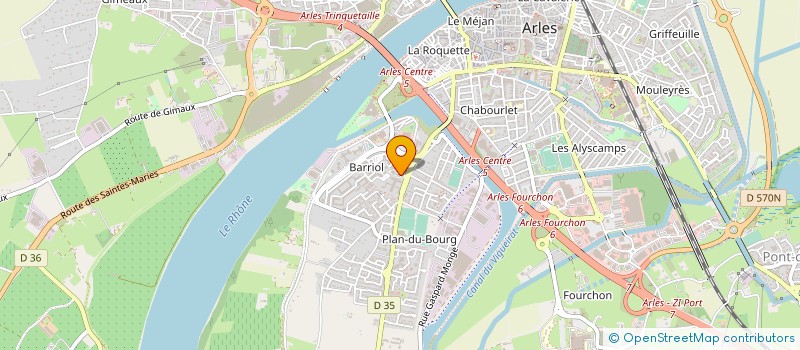 localisation de l'entreprise MADAME ALINE LAMBERT  ARLES