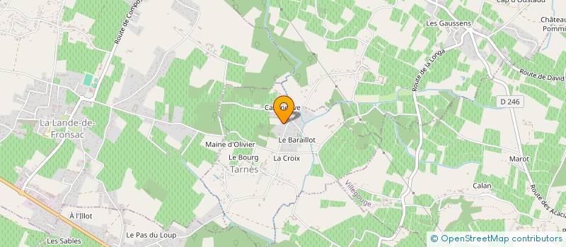 localisation de l'entreprise MADAME ALINE LANDAIS  TARNES