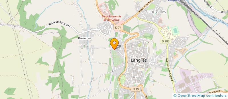 localisation de l'entreprise MADAME ALINE LAROCHE à LANGRES
