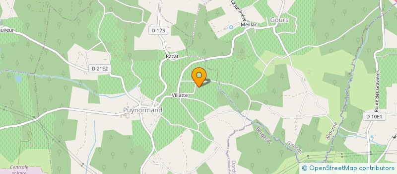 localisation de l'entreprise MADAME ALINE LAURENT  PUYNORMAND