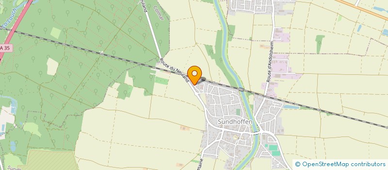 localisation de l'entreprise MADAME ALINE LAUSECKER  SUNDHOFFEN