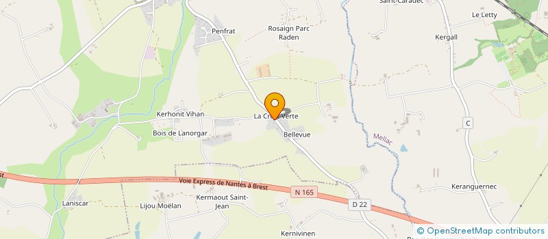 localisation de l'entreprise MADAME ALINE LE BOULCH  LE TREVOUX