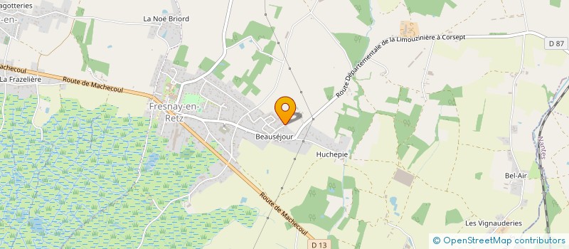 localisation de l'entreprise MADAME ALINE LE GUYADER  VILLENEUVE-EN-RETZ