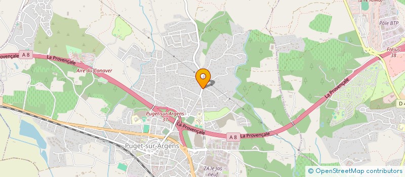 localisation de l'entreprise MADAME ALINE LEBAIL à PUGET-SUR-ARGENS