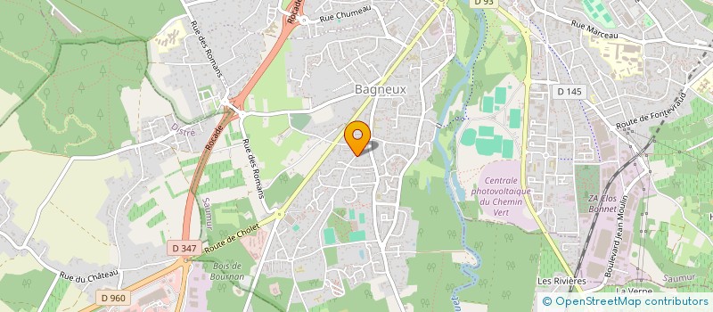 localisation de l'entreprise MADAME ALINE LEBLANC  SAUMUR