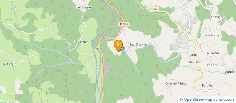 localisation de l'entreprise MADAME ALINE LEBON  JOB