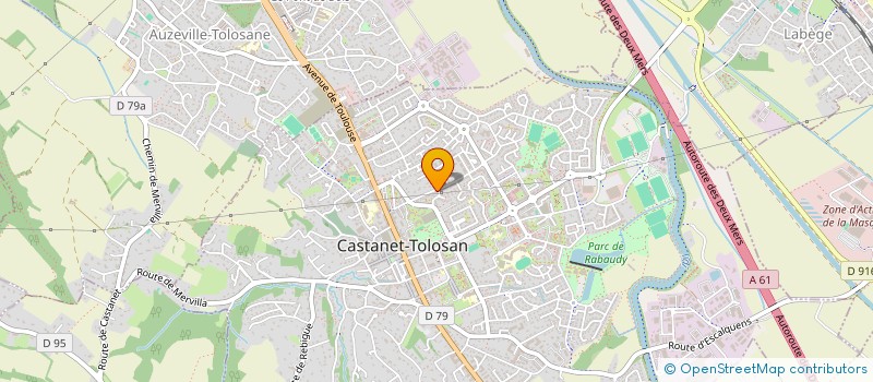 localisation de l'entreprise MADAME ALINE LECOURT à CASTANET-TOLOSAN