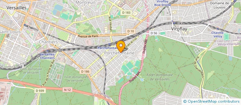 localisation de l'entreprise MADAME ALINE LEFEUVRE à VERSAILLES