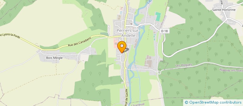 localisation de l'entreprise MADAME ALINE LEGAY  PERRIERS-SUR-ANDELLE