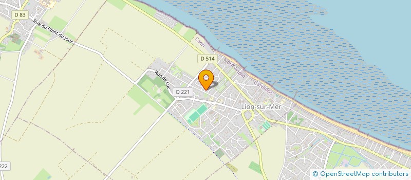 localisation de l'entreprise MADAME ALINE LEGIRET  LION-SUR-MER