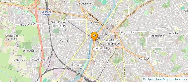 localisation de l'entreprise MADAME ALINE LEMAITRE à LE MANS