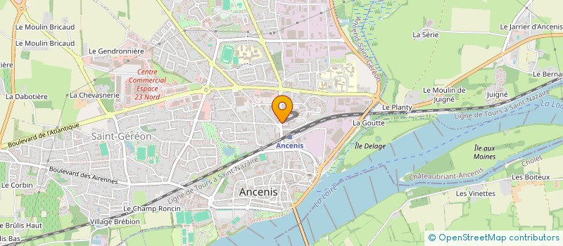 localisation de l'entreprise MADAME ALINE LEMAZURIER  ANCENIS-SAINT-GEREON