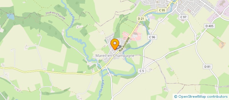 localisation de l'entreprise MADAME ALINE LEMOINE  VIRE NORMANDIE