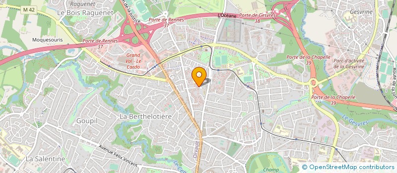 localisation de l'entreprise MADAME ALINE LEPIERRE à NANTES