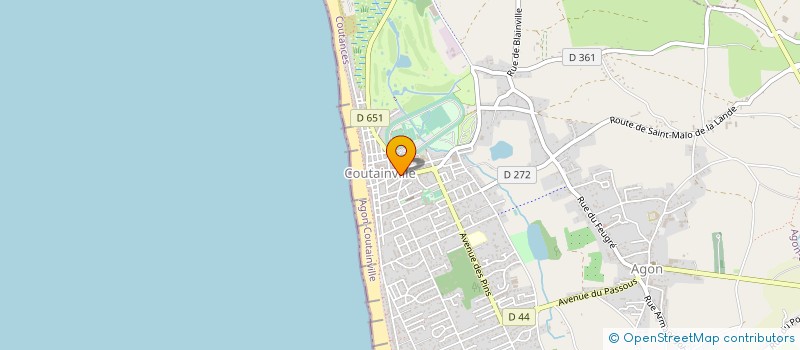 localisation de l'entreprise MADAME ALINE LEPOURRY  AGON-COUTAINVILLE