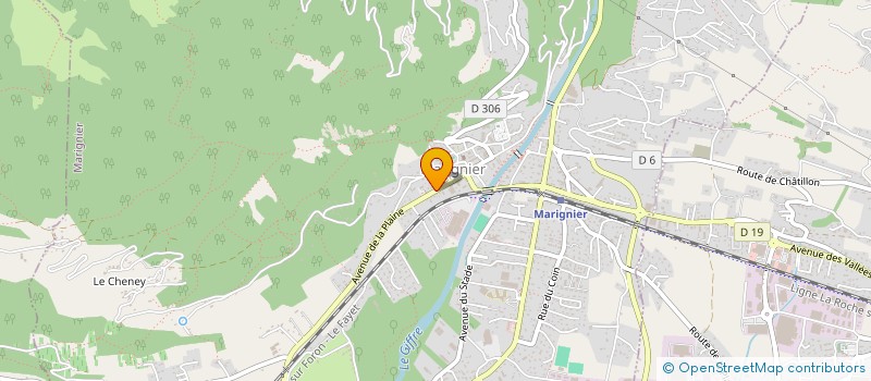 localisation de l'entreprise MADAME ALINE LERICHE  MARIGNIER