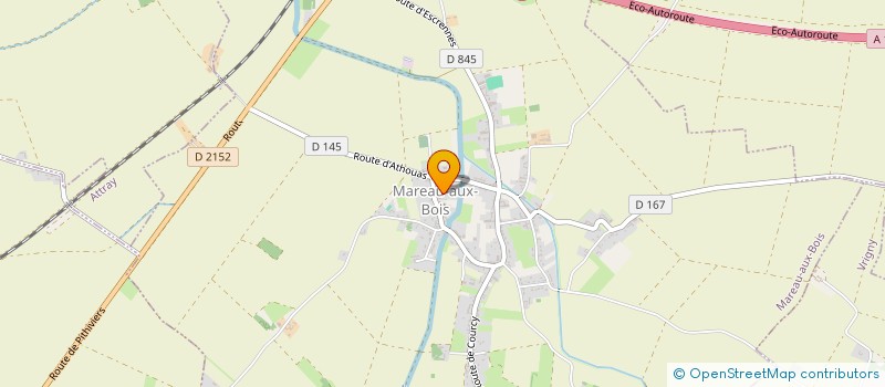 localisation de l'entreprise MADAME ALINE LEROUX à MAREAU-AUX-BOIS