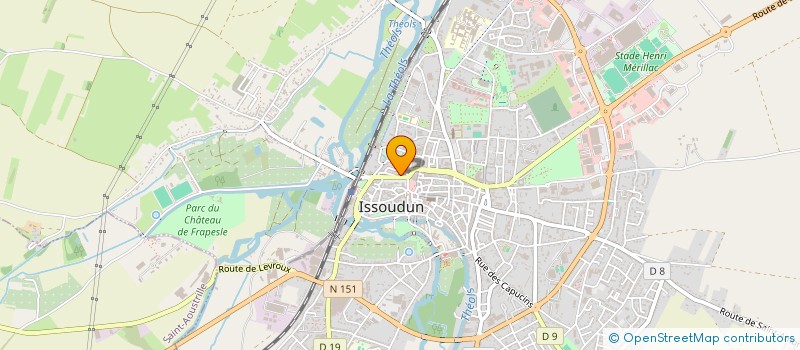 localisation de l'entreprise MADAME ALINE LESIEUR à ISSOUDUN