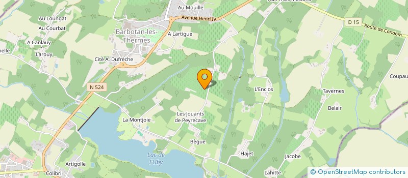 localisation de l'entreprise MADAME ALINE LESPES à CAZAUBON