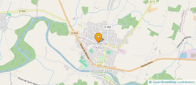 localisation de l'entreprise MADAME ALINE LEULLIETTE  GRENADE-SUR-L'ADOUR