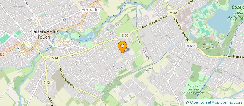 localisation de l'entreprise MADAME ALINE LEVASSEUR  SAINT-LYS