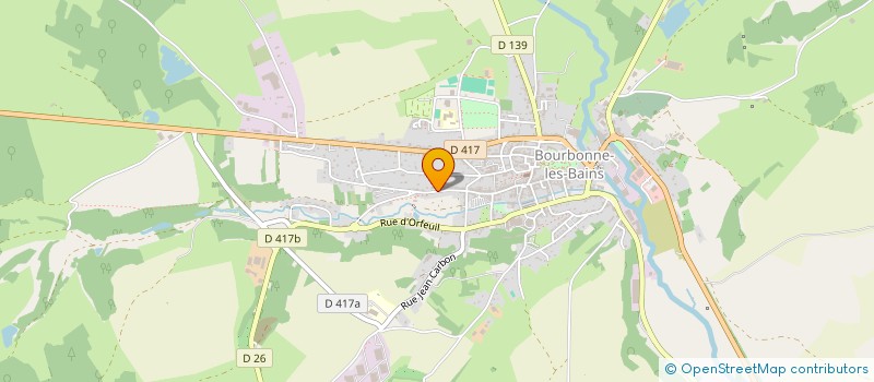 localisation de l'entreprise MADAME ALINE LOGEROT à BOURBONNE-LES-BAINS