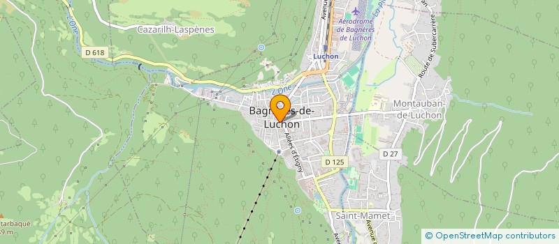 localisation de l'entreprise MADAME ALINE LOPEZ à BAGNERES-DE-LUCHON