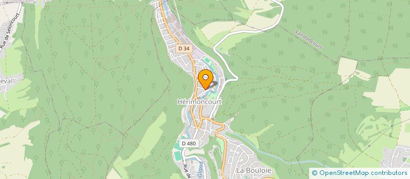 localisation de l'entreprise MADAME ALINE LUSIEUX-BLUNTZER  HERIMONCOURT