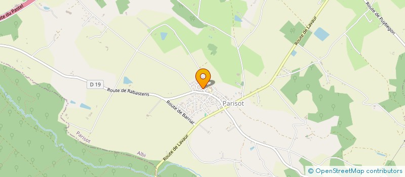 localisation de l'entreprise MADAME ALINE MAFFRE  PARISOT