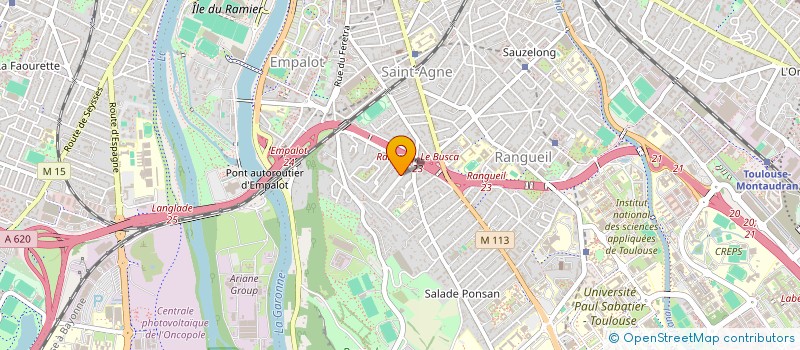 localisation de l'entreprise MADAME ALINE MAGNE à TOULOUSE
