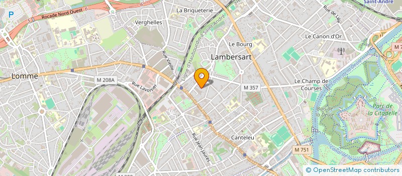 localisation de l'entreprise MADAME ALINE MAGRIN à LAMBERSART