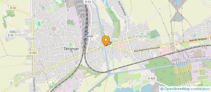 localisation de l'entreprise MADAME ALINE MAQUAIRE à TERGNIER
