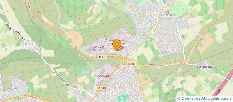 localisation de l'entreprise MADAME ALINE MARIE CHASSANG  CASTRIES