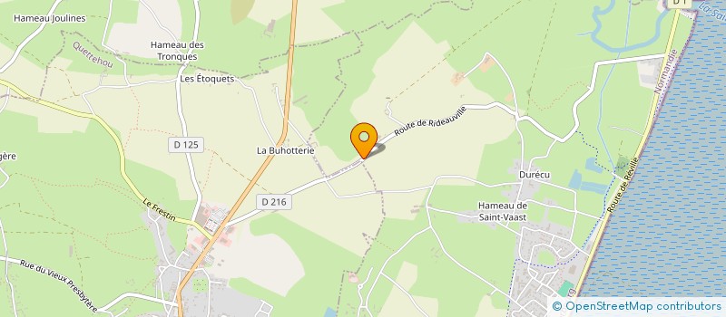 localisation de l'entreprise MADAME ALINE MARIE NELLY OZANNE  SAINT-VAAST-LA-HOUGUE