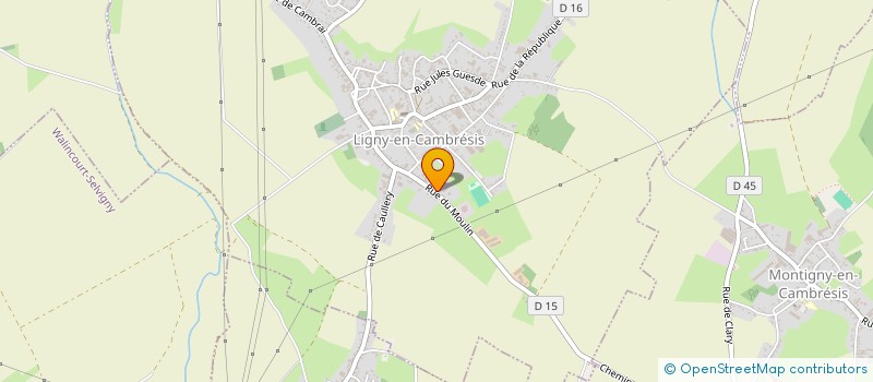 localisation de l'entreprise MADAME ALINE MARLOT  CANTAING-SUR-ESCAUT